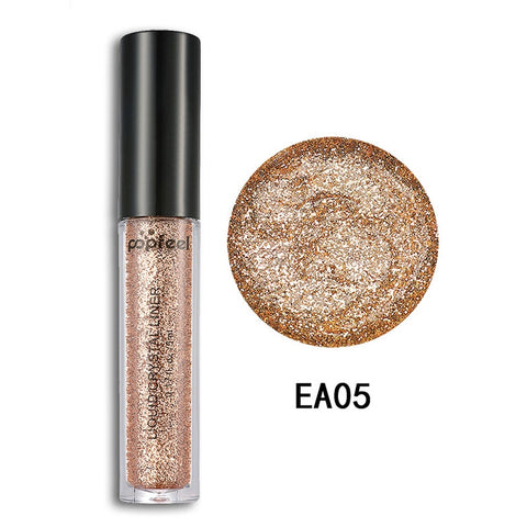 Eyes Makeup Glitter & Shimmer Liquid Diamond Make up Pearly Shinning Cream for Eye Shadow Eyeliner Long-lasting Eye Liner Shadow