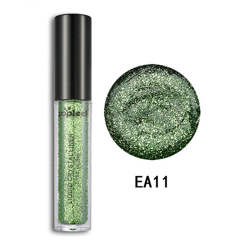 Eyes Makeup Glitter & Shimmer Liquid Diamond Make up Pearly Shinning Cream for Eye Shadow Eyeliner Long-lasting Eye Liner Shadow