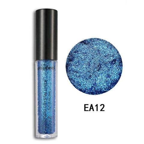 Eyes Makeup Glitter & Shimmer Liquid Diamond Make up Pearly Shinning Cream for Eye Shadow Eyeliner Long-lasting Eye Liner Shadow