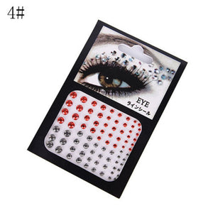 6 Colors 3D Sexy Crystal Jewel Temporary DIY Diamond Eyes Festival Party Makeup Tools Eyes Glitter Makeup Adornment Sticker