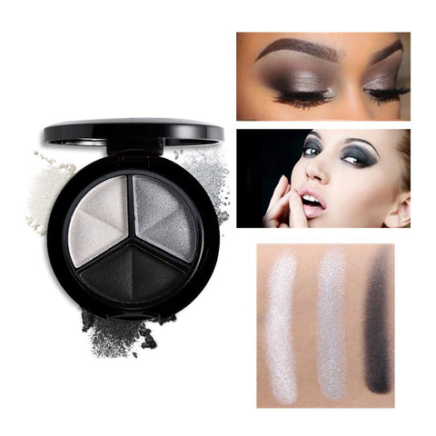 3 Colors Eyeshadow Palette Makeup Cosmetics Set Matte Waterproof Glitter Eye Shadow Professional Make Up Palette Shimmer Eyes