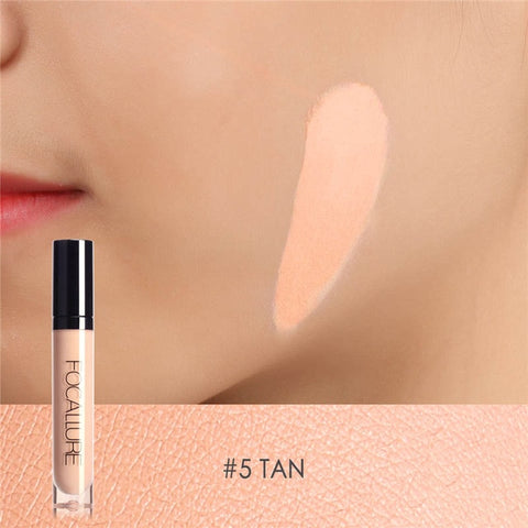 FOCALLURE Matte Liquid Foundation Concealer Full Cover Blemish Freckle Acne Pores Face Base Makeup Concealer Cosmetis 7 Colors