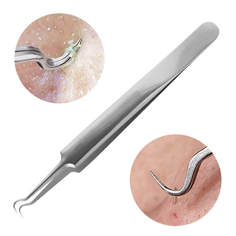 1pcs Silver Blackhead Comedone Acne Pimple Blemish Extractor Remover Stainless Needles Remove Tools Face Skin Care Pore Cleaner