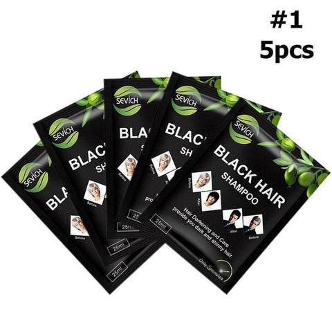 5/1pcs Hair Dye Shampoo Styling Products For Older Man Women White Hair Dyed Black Plant Hair Dye One-time Molding Cream Make up