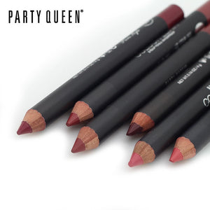 1 pcs Multicolor Party Queen Lip Liner Pencil Functional Eyebrow Eye Lip Makeup Waterproof Colorful Cosmetic Lipliner Pen