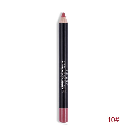 1 pcs Multicolor Party Queen Lip Liner Pencil Functional Eyebrow Eye Lip Makeup Waterproof Colorful Cosmetic Lipliner Pen