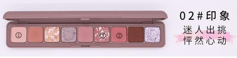 New Fashion Eyeshadow Palette 9 Colors Matte Eyeshadow Palette Glitter Eye Shadow Makeup Nude Beauty Make up set Cosmetics