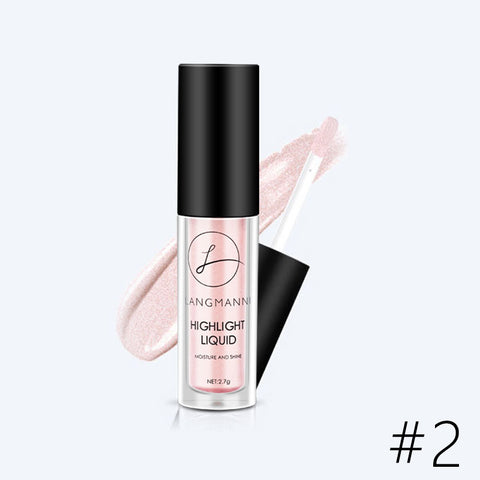 LANGMANNI Makeup Face Glow Liquid Highlighter Contouring Makeup Face Brightener Concealer Primer Base Bronzer Contour Cosmetic