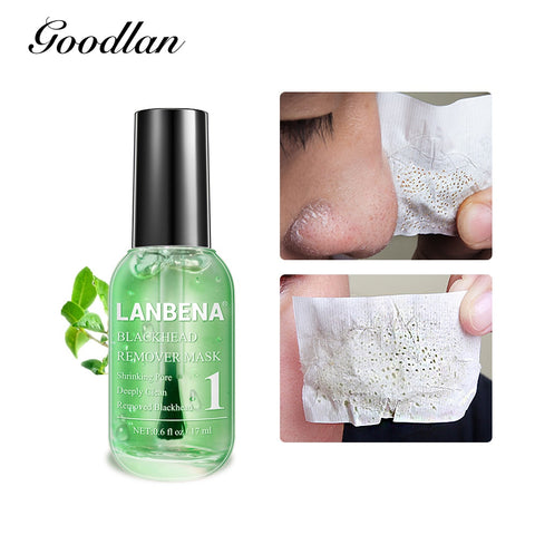 Nuevo eliminador de espinillas LANBENA, máscara Facial negra, tratamiento de reparación de poros, suero antiacné, máscaras de peeling, limpieza, cuidado de la piel