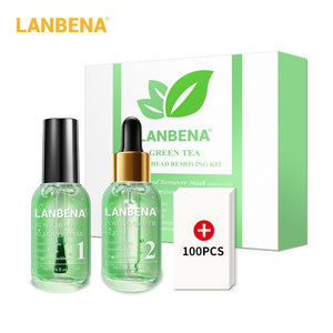 Nuevo eliminador de espinillas LANBENA, máscara Facial negra, tratamiento de reparación de poros, suero antiacné, máscaras de peeling, limpieza, cuidado de la piel