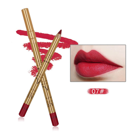 IMAGIC 2018 New Matte Lipliner Set Makeup Waterproof 3D Contour Lips Pigment Red Lipstick Lip Liner Pencil Women Beauty Tool