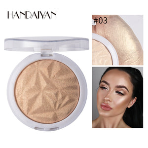 Shimmer Powder Highlighter Palette Glow Kit 6 Colors Base Illuminator Highlight Beauty Face Makeup Contour Golden Bronzer