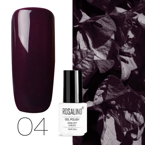 ROSALIND Gel Nail Polish Hybrid Varnishes All For Manicure Nails Art Semi Permanent UV Led Gel Polish Nail Design Base Top Coat