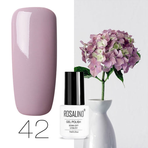 ROSALIND Gel Nail Polish Hybrid Varnishes All For Manicure Nails Art Semi Permanent UV Led Gel Polish Nail Design Base Top Coat