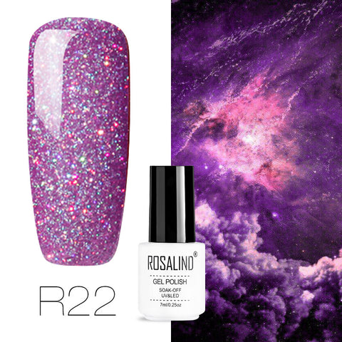 ROSALIND Gel Nail Polish Hybrid Varnishes All For Manicure Nails Art Semi Permanent UV Led Gel Polish Nail Design Base Top Coat