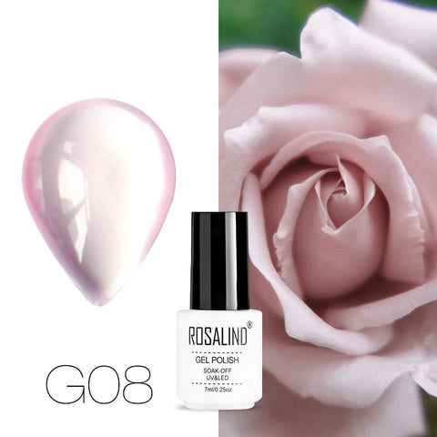 ROSALIND Gel Nail Polish Hybrid Varnishes All For Manicure Nails Art Semi Permanent UV Led Gel Polish Nail Design Base Top Coat