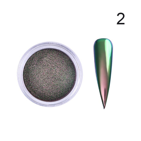 1Box Nail Mirror Glitter Powder Metallic Nail Dust Powder Metal Effect Glitter Gold Silver Nail Art UV Gel Polish Chrome Powder