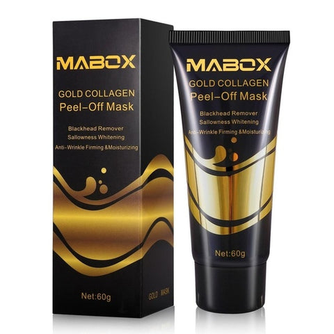 24K Ouro Peel-Off Máscara Facial Removedor de Cravo de Bambu do carvão vegetal de Colágeno Clareamento Da Pele Endurecimento Hidratante Máscara Facial do Cuidado Da Pele