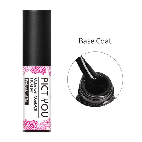 PICT YOU 5ml Solid-color Gel Polish Pure One-shot Color Nail Art Gel Fashion Soak Off UV Gel Varnish