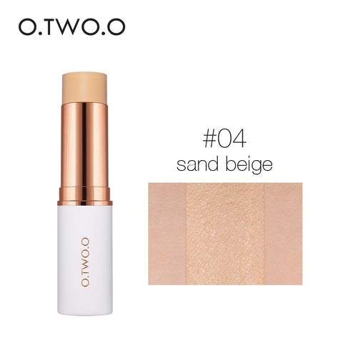 O.TWO.O Concealer Stick Foundation Makeup Full Coverage Contour Face Concealer Cream Base Primer Moisturizer Hide Blemish