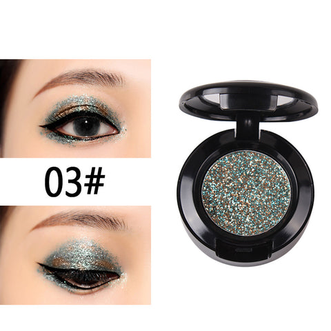 28 Color Pressed Glitter Eyeshadow Shine Pigment Makeup Pallete Shimmer Metal Single Eyeshadow Illuminator Eye Make Up Cosmetics