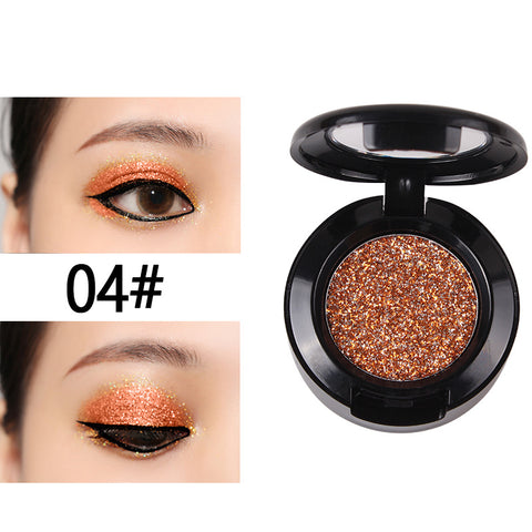 28 Color Pressed Glitter Eyeshadow Shine Pigment Makeup Pallete Shimmer Metal Single Eyeshadow Illuminator Eye Make Up Cosmetics