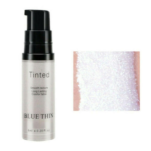 Blue Thin Face Highlighter Cream Liquid Illuminator Makeup Shimmer Glow Kit Make Up Facial Brighten Shine Brand Cosmetic