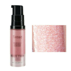 Blue Thin Face Highlighter Cream Liquid Illuminator Makeup Shimmer Glow Kit Make Up Facial Brighten Shine Brand Cosmetic