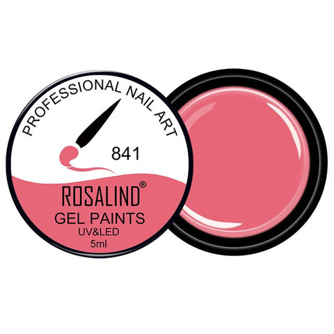 ROSALIND 5ML Painting Gel Varnish 142 Colors Gel Nail Polish Set For Manicure DIY Top Base Coat Hybird Design Of Nail Art Primer