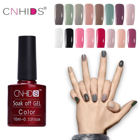 CNHIDS 132 Color Nail Polish Long-lasting Soak Off Gel Polish UV & LED Lamp Nail Varnish DIY Gel Nail Varnish Manicure Art Tools