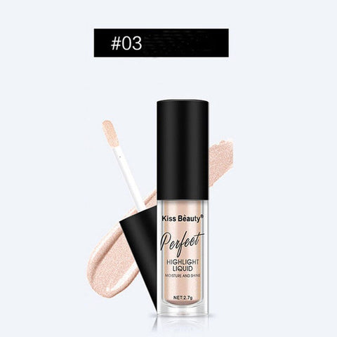 Liquid Highlighter Face Skin Brightener Makeup Shimmer Face Glow Make Up Long-lasting Easy to Wear