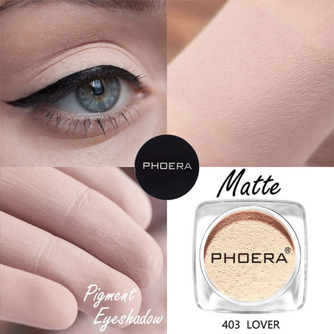 PHOERA 12 Colors Matte Eye Shadow Powder Pigment Make Up Nude Long Lasting Bright Eyeshadow Makeup Waterproof For Winter TSLM2