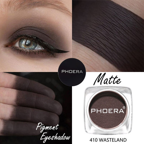 PHOERA 12 Colors Matte Eye Shadow Powder Pigment Make Up Nude Long Lasting Bright Eyeshadow Makeup Waterproof For Winter TSLM2