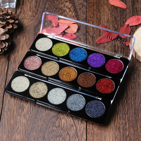 IMAGIC Glitter Eye Shadow  Bright Rainbow Pearl granules Glitters Diamond EyeShadows Cosmetic Make up Rainbow Eyeshadows