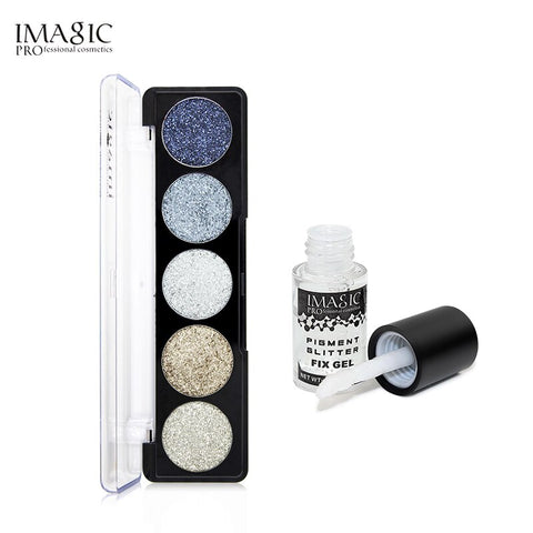 IMAGIC Glitter Eye Shadow  Bright Rainbow Pearl granules Glitters Diamond EyeShadows Cosmetic Make up Rainbow Eyeshadows