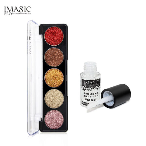 IMAGIC Glitter Eye Shadow  Bright Rainbow Pearl granules Glitters Diamond EyeShadows Cosmetic Make up Rainbow Eyeshadows