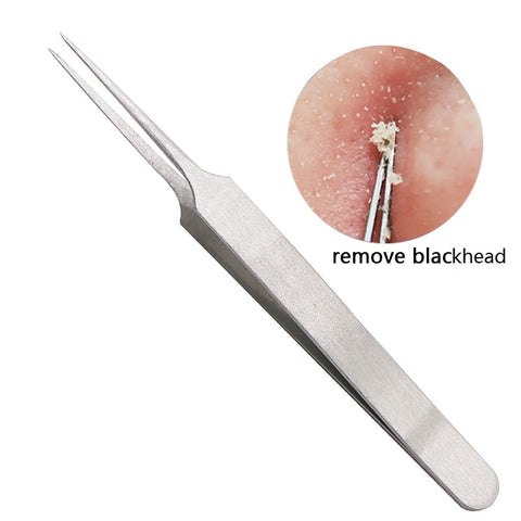 Black Dot Pimple Blackhead Remover Tool Needles For Squeezing Acne Tools Spoon for Face Cleaning Comedone Extractor Pore Cleaner