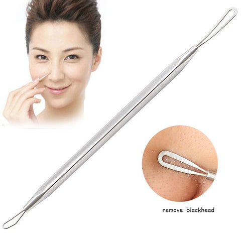 Black Dot Pimple Blackhead Remover Tool Needles For Squeezing Acne Tools Spoon for Face Cleaning Comedone Extractor Pore Cleaner