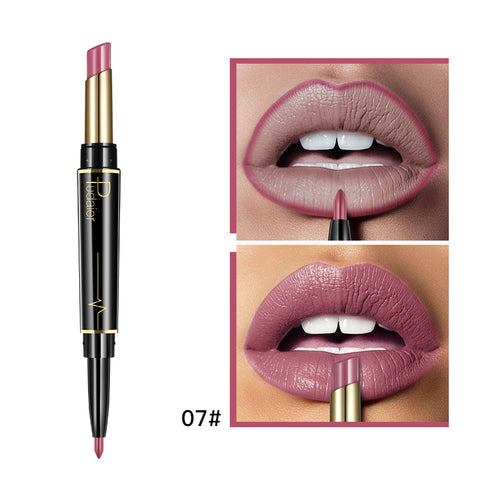 16 Colors Long-lasting Lip Liner Matte Double Head Lip Pencil Waterproof Moisturizing Lipsticks Makeup Contour Cosmetics TSLM2