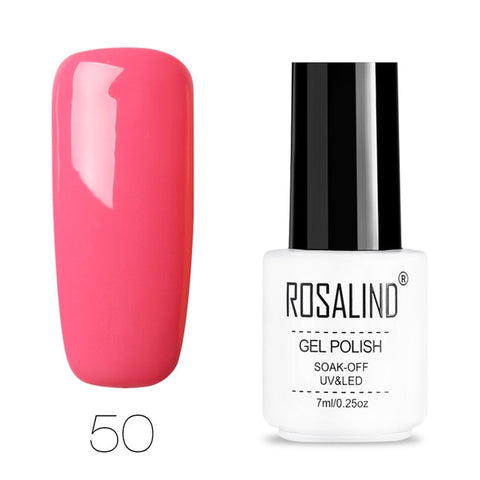 ROSALIND Gel Polish Set All For Manicure Semi Permanent Vernis top coat UV LED Gel Varnish Soak Off Nail Art Gel Nail Polish