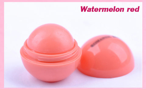 6 Colors Natural Plant Sphere Lip Pomade Fruit Lip Balm Moisturizer Lipstick Organic Lip Ball Lipstick Gloss Makeup