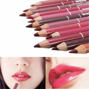 Professional Multi-functional Lip liner Pencil Long Lasting Waterproof Lip Eyebrow Cosmetic Makeup Colorful Lip Liner Pens