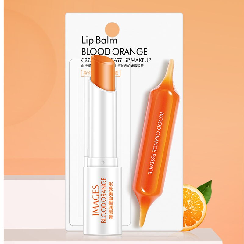 Blood Orange Lip Balm Lips Makeup Repair Hydration Soothing Lip Balm Moisturizing Winter Lip Care Anti-drying Lip Balm