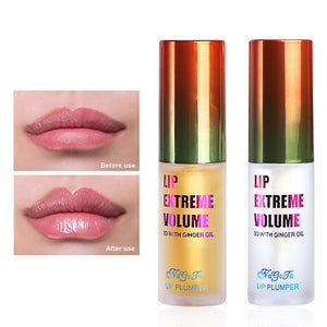 Lip Plumping Balm Plumper Device Lipstick Treatment - Clear Lip Plump Gloss - Enhancer for Fuller & Hydrated Lips Moisturize