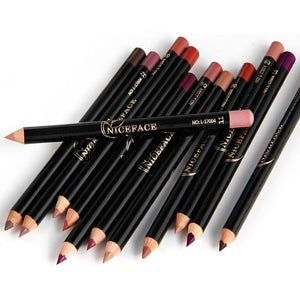 1PC Matte Lip Pencil Sexy Beauty Lip liner Waterproof Contour Makeup Lips Tattoo Batom Kit Lipliner Eye Liner Pen Long Lasting