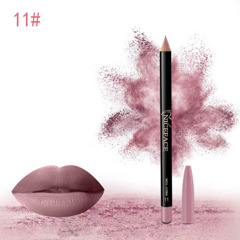 1PC Matte Lip Pencil Sexy Beauty Lip liner Waterproof Contour Makeup Lips Tattoo Batom Kit Lipliner Eye Liner Pen Long Lasting