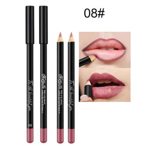 Lips Makeup 12 Colors Matte Lip Pencil Lip Liner Soft High Pigments Nude Waterproof Long-lasting Women Girl Beauty Cosmetic