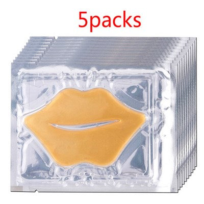 3/5/10/15Pack Moisture Essence Collagen Lip Mask Skin Care Gel Lip Masks Patches Anti Aging Lighten Lip Lines Plumper Masks