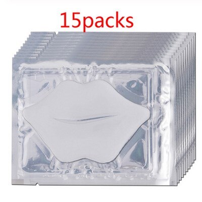 3/5/10/15Pack Moisture Essence Collagen Lip Mask Skin Care Gel Lip Masks Patches Anti Aging Lighten Lip Lines Plumper Masks