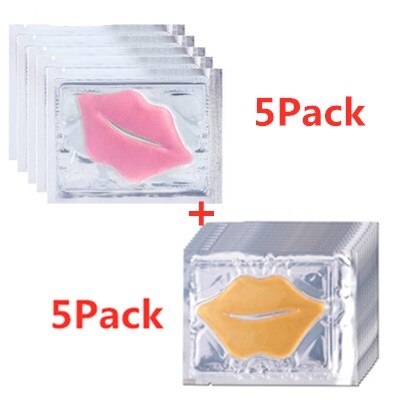 3/5/10/15Pack Moisture Essence Collagen Lip Mask Skin Care Gel Lip Masks Patches Anti Aging Lighten Lip Lines Plumper Masks